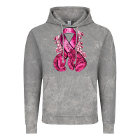 Cloud Rock breast cancer with boxing gloves Vintage Hoodie - NancyCooperArtShop