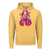 Vintage Mustard breast cancer with boxing gloves Vintage Hoodie - NancyCooperArtShop