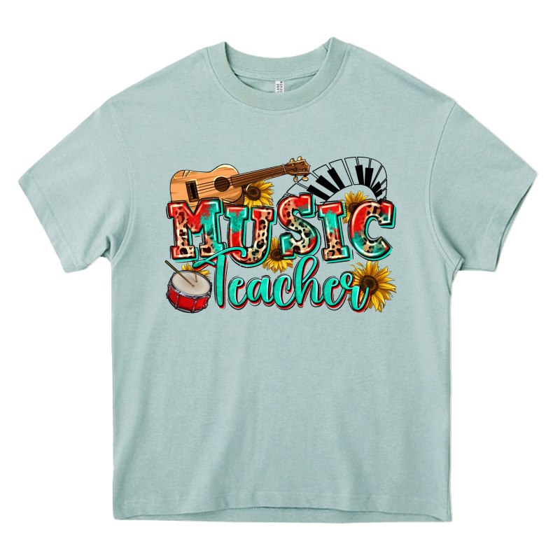 Music Teacher Heavy Core Tee by NancyCooperArtShop | Teevron