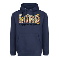 Navy the lord is my light and my salvation Heavyweight Hoodie - CowhideDigitalArt