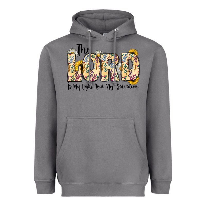 The Lord Is My Light And My Salvation Heavyweight Hoodie by CowhideDigitalArt | Teevron