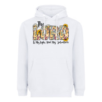 White the lord is my light and my salvation Heavyweight Hoodie - CowhideDigitalArt