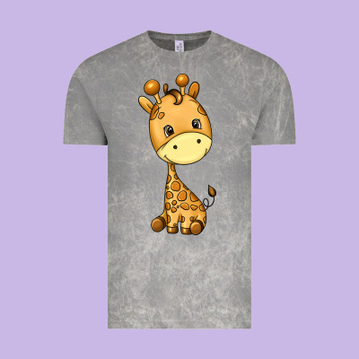 Giraffe Vintage Tee Designed By Texasbilliewilder
