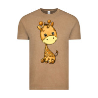Vintage Coffee giraffe Vintage Tee - texasbilliewilder