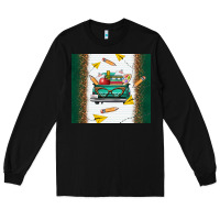Black back to school truck Long Sleeve Tee - TumblerDesignByShophia