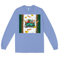Colony Blue back to school truck Long Sleeve Tee - TumblerDesignByShophia