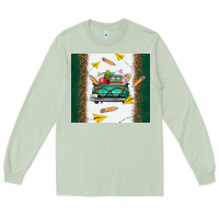 Matcha back to school truck Long Sleeve Tee - TumblerDesignByShophia
