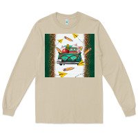 Mushroom back to school truck Long Sleeve Tee - TumblerDesignByShophia