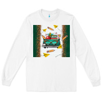 White back to school truck Long Sleeve Tee - TumblerDesignByShophia