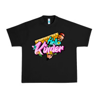 Black hello kinder Urban Heavy Tee - JahusDesignShop