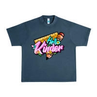 Midnight Navy hello kinder Urban Heavy Tee - JahusDesignShop