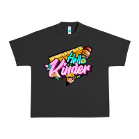 Pigment Black hello kinder Urban Heavy Tee - JahusDesignShop