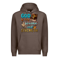 Coffee God Is Our Refuge And Strength Premium Hoodie - BundleAndBundleShop