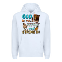White God Is Our Refuge And Strength Premium Hoodie - BundleAndBundleShop