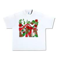 White It's In My Dna Mexico Urban Heavy Tee - texasbilliewilder