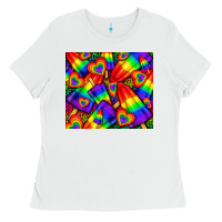 White Western LGBTQ+ Pride Squad tumbler Ladies Tee - BundleAndBundleShop