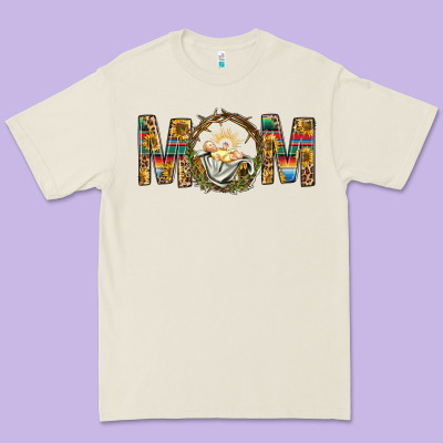 Western Mom With Baby Jesus Premium Tee Designed By Bundleandbundleshop