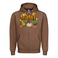 Chestnut mama pumpkin Zipper Hoodie - BundleAndBundleShop