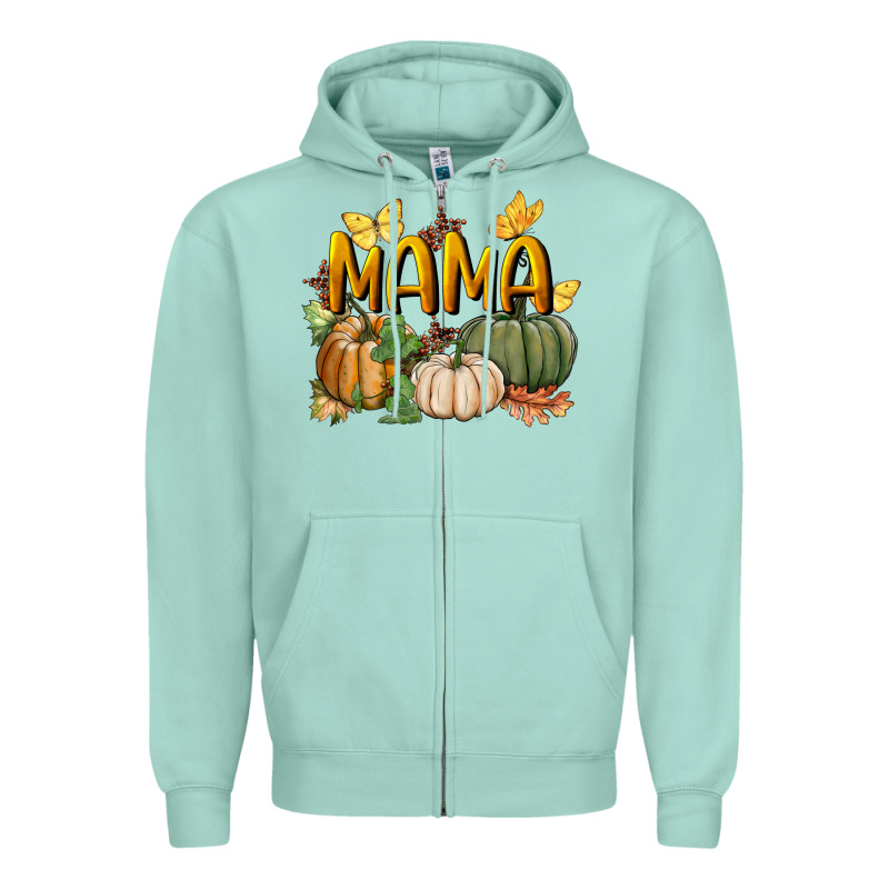 Mama Pumpkin Zipper Hoodie by BundleAndBundleShop | Teevron