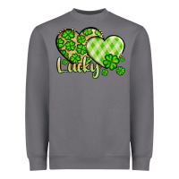 Storm St. Patrick's Lucky hearts Heavyweight Sweatshirt - OliviaCreatesArt