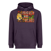 Plum Country Ass Chick Heavyweight Hoodie - CowhideDigitalArt