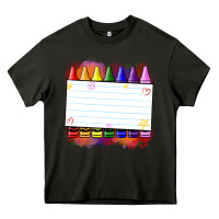 Asphalt crayons add your text Heavy Core Tee - NancyCooperArtShop