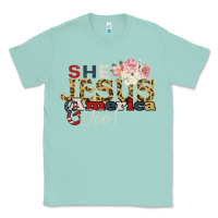 Seafoam She Jesus America Too Classic Tee - Bettercallsaul
