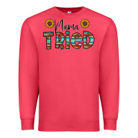 Cardinal mama tried Premium Sweatshirt - CowhideDigitalArt