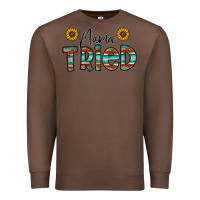 Chestnut mama tried Premium Sweatshirt - CowhideDigitalArt