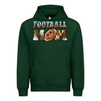 Forest Green football mom football smiley face Urban Hoodie - BarkalooDesign