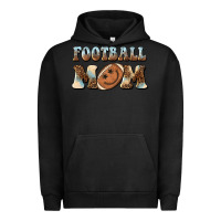 Pigment Black football mom football smiley face Urban Hoodie - BarkalooDesign