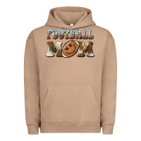 Pigment Burro football mom football smiley face Urban Hoodie - BarkalooDesign