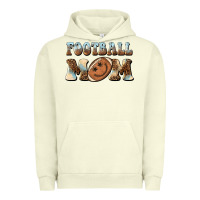 Pigment Pistachio football mom football smiley face Urban Hoodie - BarkalooDesign