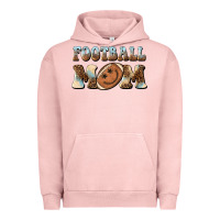 Football Mom Football Smiley Face Urban Hoodie | Teevron