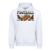 White football mom football smiley face Urban Hoodie - BarkalooDesign