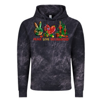 Cloud Black Peace love Nutcrackers Vintage Hoodie - NancyCooperArtShop