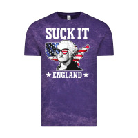 Funny George Washington Suck It England Vintage Tee | Teevron