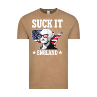 Vintage Coffee funny george washington suck it england Vintage Tee - DesigneFamous