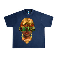 Navy do it for the culture Urban Heavy Tee - NancyCooperArtShop
