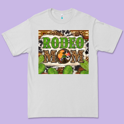 Western Rodeo Mom Tumbler Premium Tee Designed By Bundleandbundleshop