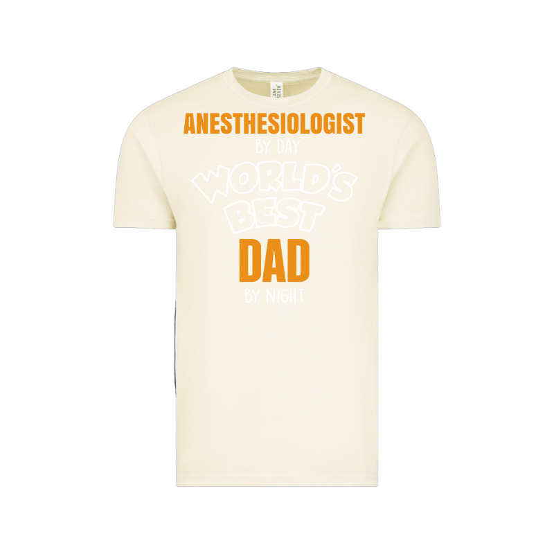 Anesthesiologist By Day Worlds Best Dad By Night Fathers Day Vintage Tee by linhVisuals | Teevron