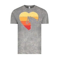 Cloud Rock Vintage Heart Horse Equestrian | Horse lover Vintage Tee - linhVisuals