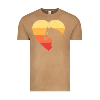 Vintage Camel Vintage Heart Horse Equestrian | Horse lover Vintage Tee - linhVisuals