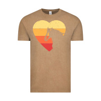 Vintage Coffee Vintage Heart Horse Equestrian | Horse lover Vintage Tee - linhVisuals