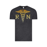 Vintage Black rn registered nurse leopard lovely nursing student t shirt Vintage Tee - linhVisuals