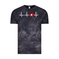 Cloud Black my heart beats for golf Vintage Tee - linhVisuals