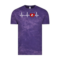 Cloud Purple my heart beats for golf Vintage Tee - linhVisuals