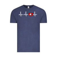 Vintage Denim my heart beats for golf Vintage Tee - linhVisuals
