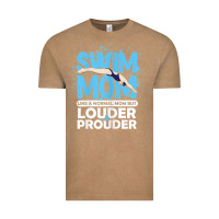 Vintage Coffee womens swimmer swim mom louder prouder sports mother t shirt t shirt Vintage Tee - linhVisuals