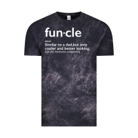 Cloud Black funcle Vintage Tee - linhVisuals